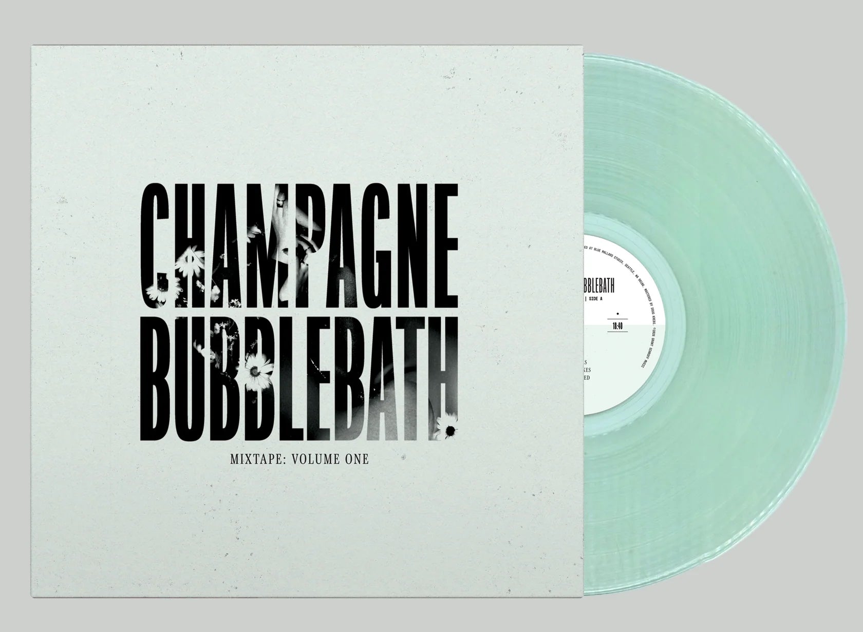 Mixtape: Volume One LP by Champagne Bubblebath - Coke Bottle Clear Variant